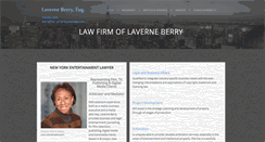 Desktop Screenshot of berryentertainmentlaw.com